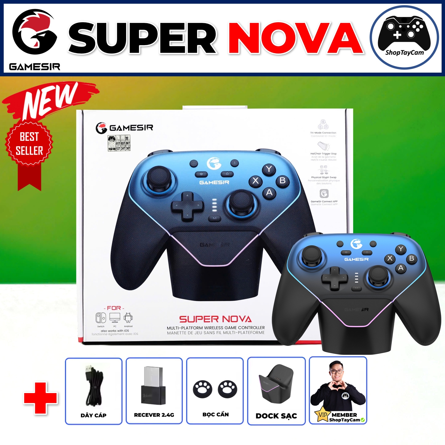 Tay Cầm GameSir SUPER NOVA - ShopTayCam