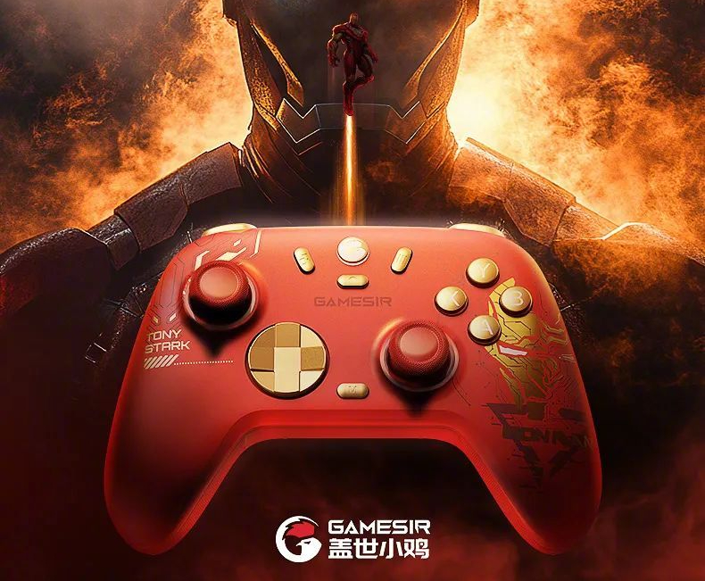 Tay Cầm Chơi Game GameSir NOVA LITE 2 The Morning Star 2 Iron Man Edition Chính Hãng Chơi Game FCO, PC, IOS, ANDROID, SWITCH