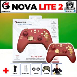 Tay Cầm Chơi Game GameSir NOVA LITE 2 The Morning Star 2 Iron Man Edition Chính Hãng Chơi Game FCO, PC, IOS, ANDROID, SWITCH