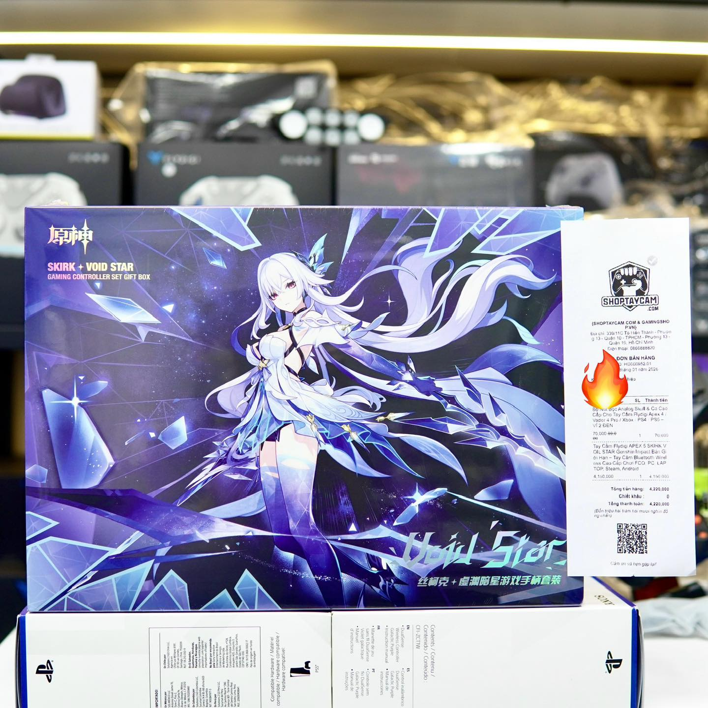 Tay Cầm Flydigi APEX 5 SKIRK VOIL STAR Genshin Impact Edition - Khách Hàng Mua Trực Tiếp ShopTayCam